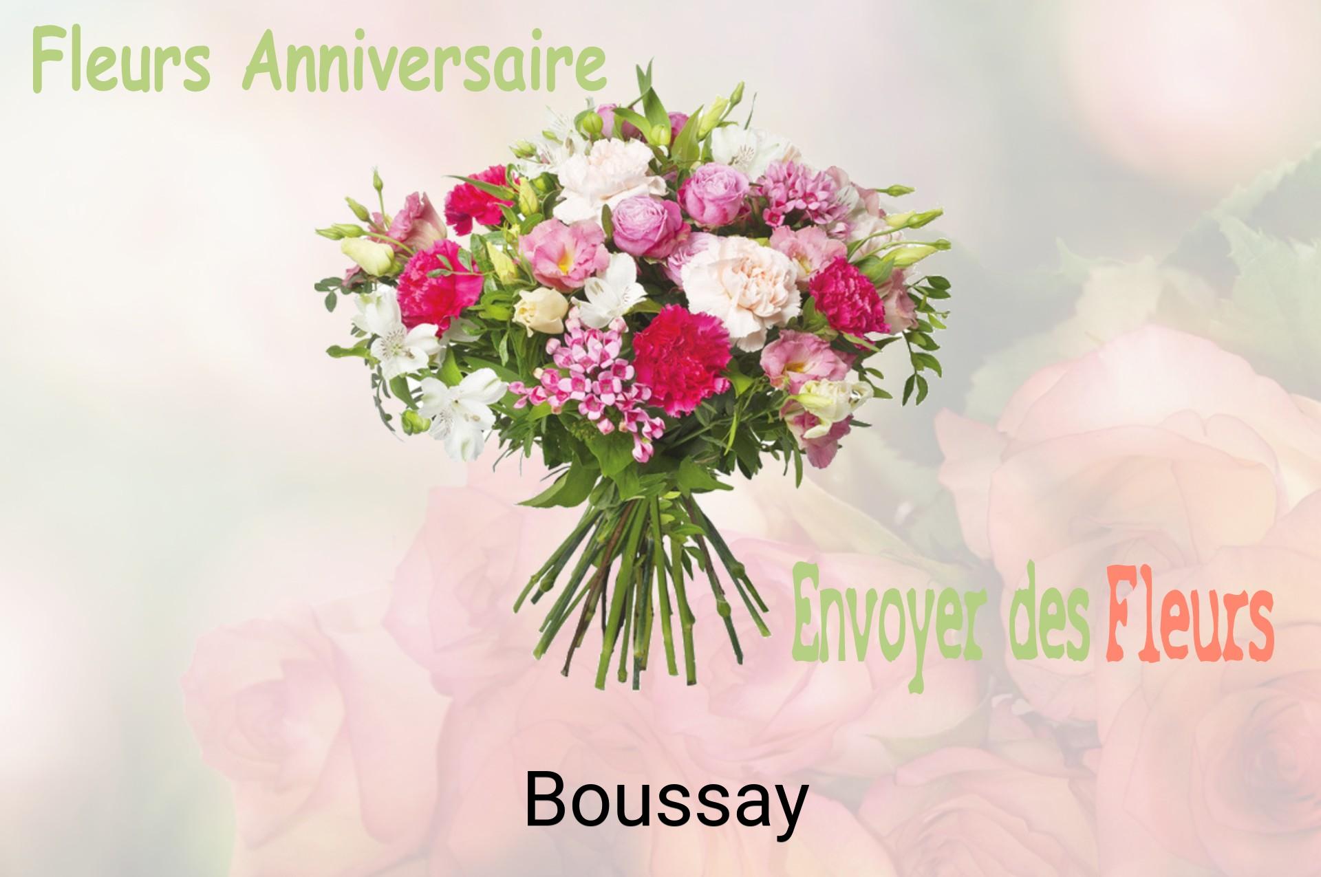 Bouquet de fleurs d’anniversaire livré à Boussay